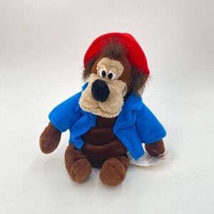 Disney Splash Mountain Brer Bear Bean Bag Plush Vintage Song of the South 8 inch